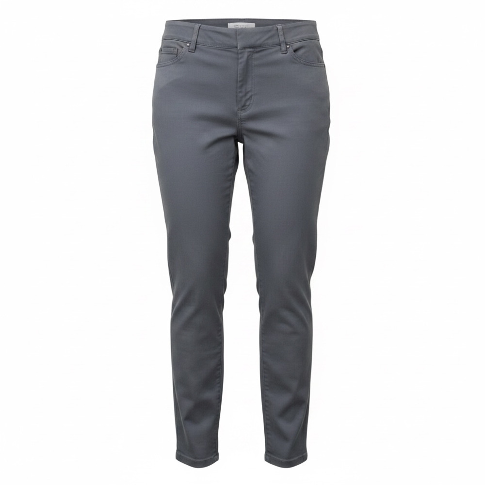 89th + Madison Women's Gray Stretch Pull-On Casual Pants Size 12
